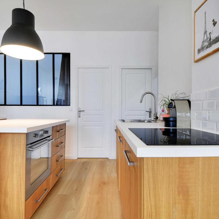Loft Lumineux et Design - 6 Personnes Voltaire 11e - Appartement 2 Chambres - 5