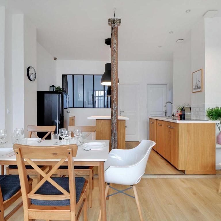 Loft Lumineux et Design - 6 Personnes Voltaire 11e - Appartement 2 Chambres - 13