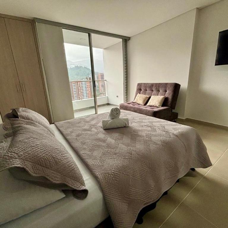 Moderno Apartamento en Sabaneta - Apartamento de 1 dormitorio con balcón - 7