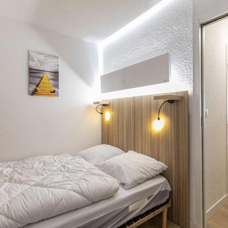 Studio rénové 6 pers, loggia sud, proche pistes, équipements modernes - Studio - 8