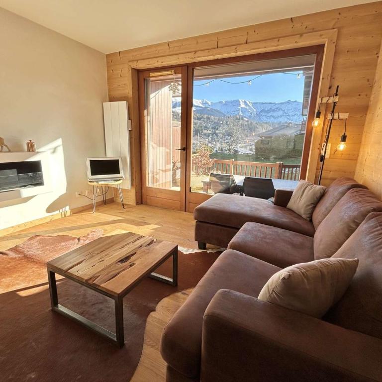 Appartement 2 pièces avec cabine, terrasse sud, proche télécabine Jaillet, parking, Wi-Fi - FR-1-597-184 - Appartement - 4