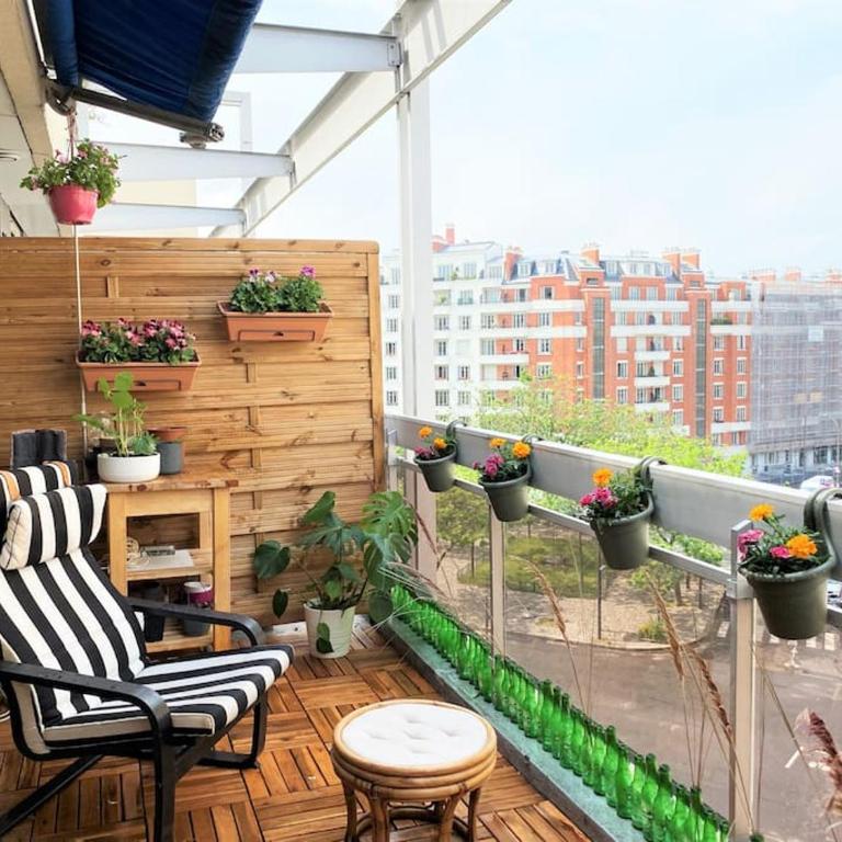 Apartment with Terrace near Parc Des Princes Stadium in 16th arr in Paris - Apartment mit 1 Schlafzimmer - 11