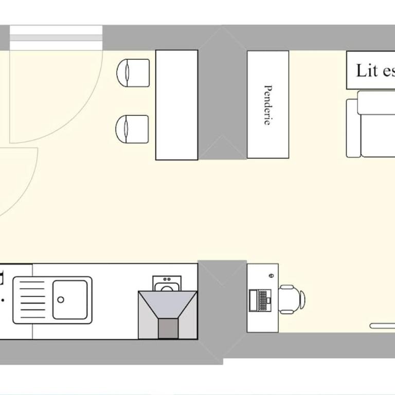 Au calme en ville, sans vis à vis et climatisé - Apartment mit 1 Schlafzimmer - 12