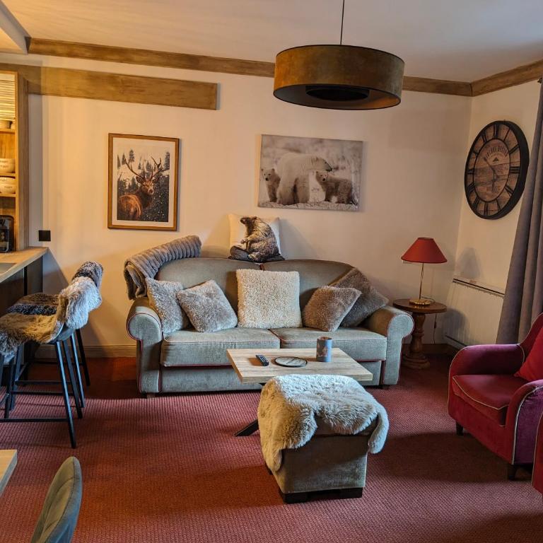 ARCS 1950 Prince des Cimes 2 chambres 6 pers orienté sud ouest Piscine Sauna Hammam - Appartement 2 Chambres - 3