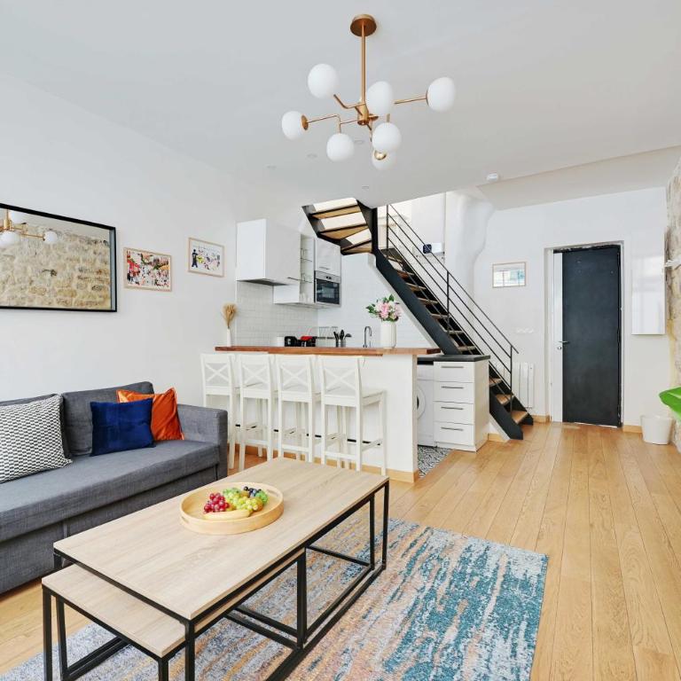 Duplex pour 6 a Republique Confort et Centralite - Appartement 2 Chambres - 1