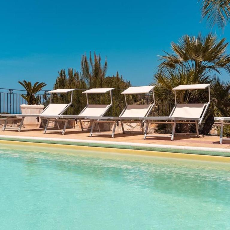 Villa con Piscina 150mt dal Mare 8 Posti OA - Villa con Vista Mare - 23