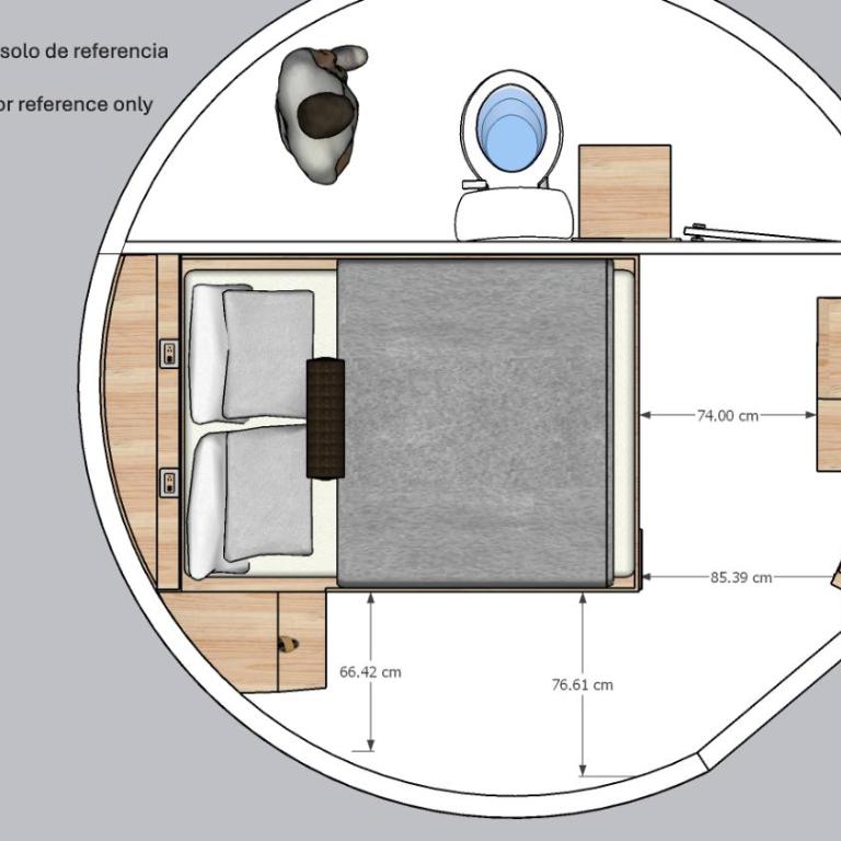 Hotel con Corazón Oaxaca - Single Round Room - 14