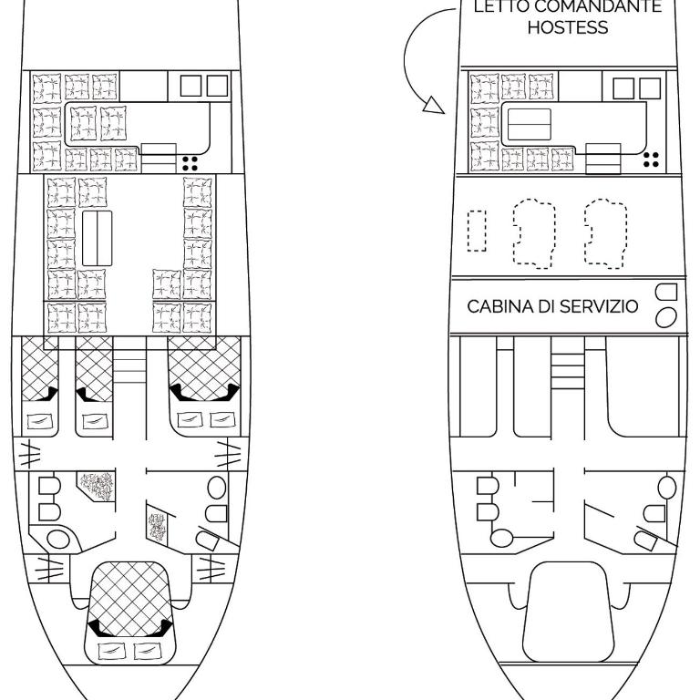 Motor Yacht Raffaelli "Bonita" - Camera Matrimoniale con Vista Mare - 2