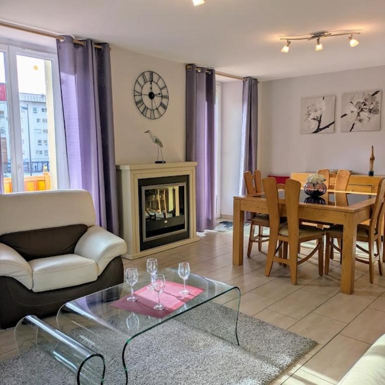 Appartement 6 pers, centre-ville- T3, 90m2 - Appartement 2 Chambres avec Balcon - 1