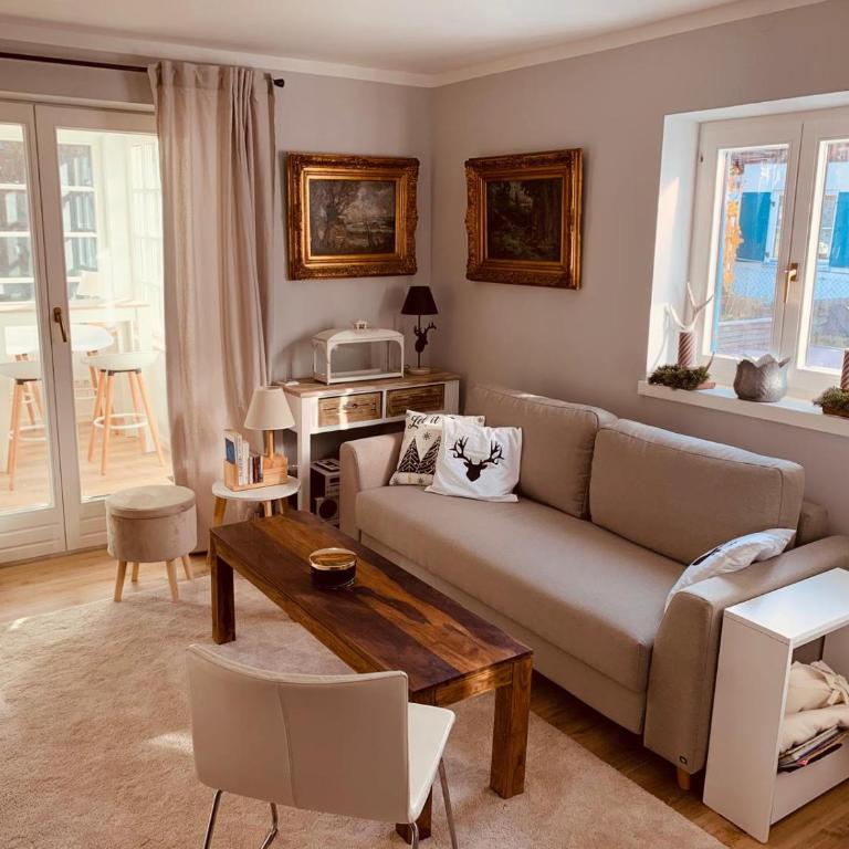 Bergmomente Apartment Edelweiss Grainau - Apartment mit 1 Schlafzimmer und Terrasse - 5
