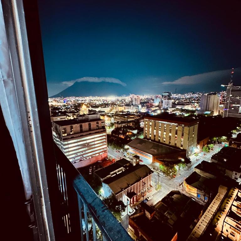 Loft Vistas Panoramicas, Alberca, Gimnasio, Centro de Monterrey - One-Bedroom Apartment - 25