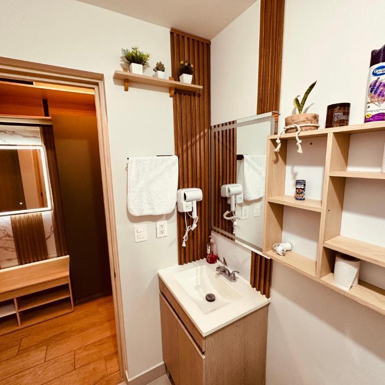 Loft Vistas Panoramicas, Alberca, Gimnasio, Centro de Monterrey - One-Bedroom Apartment - 30