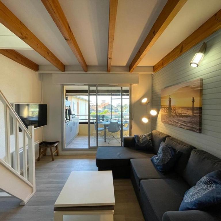 Duplex T2 avec Piscine à Capbreton proche Plage - FR-1-413-250 - Apartamento - 2