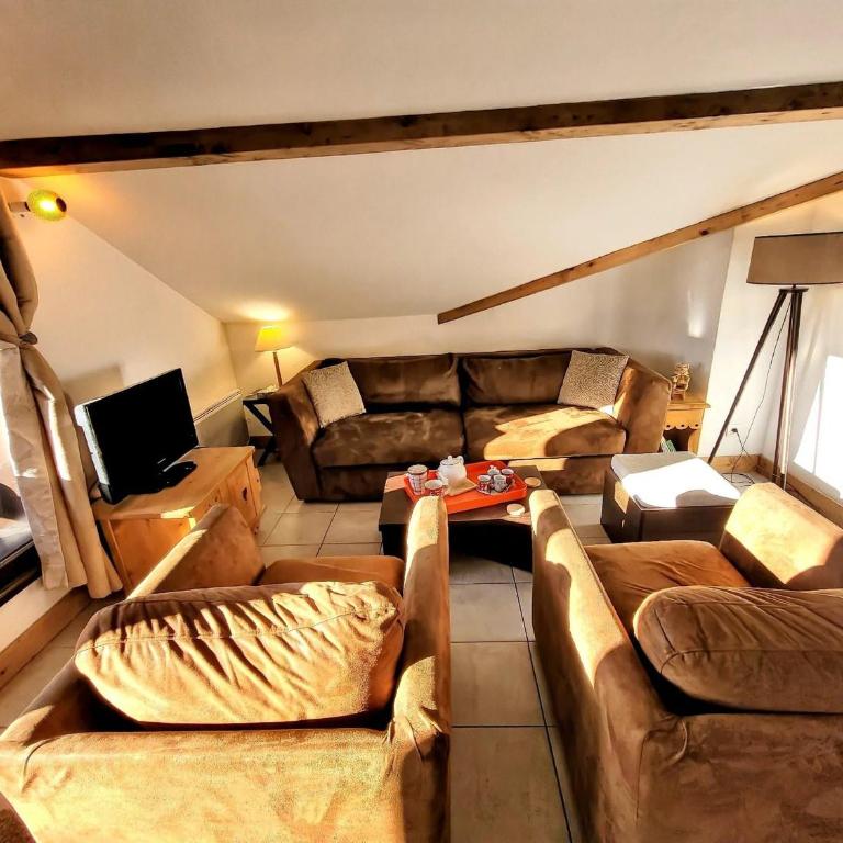 Appartement spacieux 6-8 pers avec vue montagnes, résidence avec services + bien-être - FR-1-598-182 - Appartamento - 5