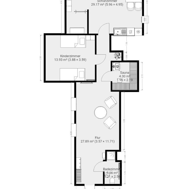 FeWo Froschkönig mit Sauna & Bergblick, Self-Check-in, WLAN, Parkplatz, zentrumsnah - Apartment mit Sauna - 23