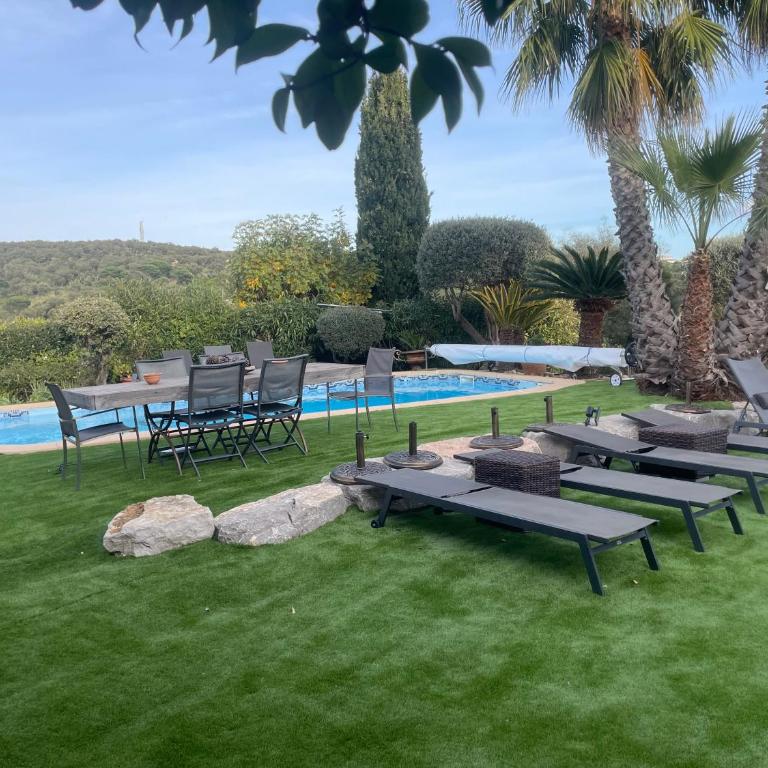 Très belle maison piscine chauffé 210M2 climatisé - Haus mit 5 Schlafzimmern - 46