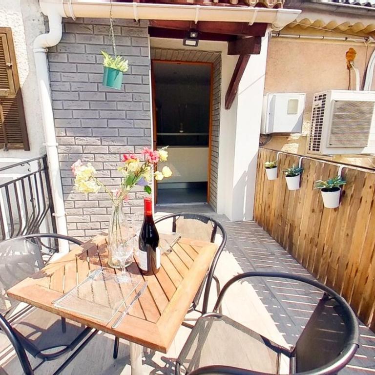 Bel appartement T3 - Climatisation- Terrasse- proche Nice et Monaco - Appartement 2 Chambres - 2