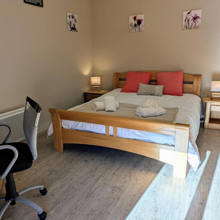 Appartement 6 pers, centre-ville- T3, 90m2 - Appartement 2 Chambres avec Balcon - 15