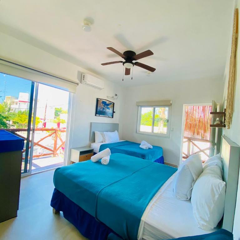 Casa Coronaa Holbox México - Apartamento con balcón - 21