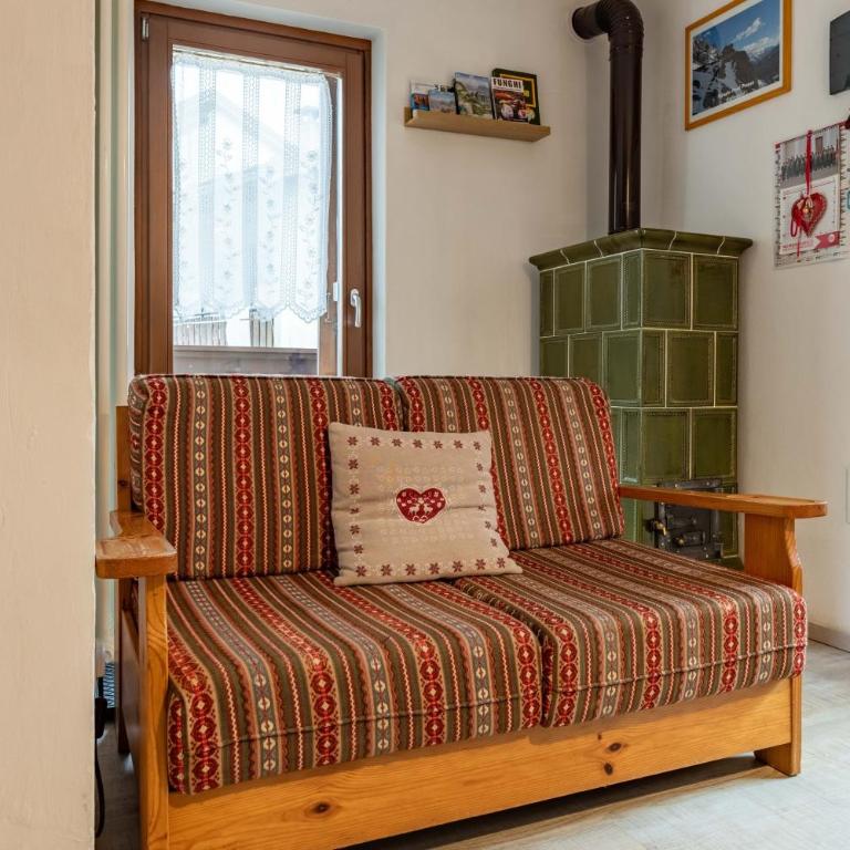 Trilo Ciasa de l'Ora - Apartment mit 2 Schlafzimmern und Balkon - 12