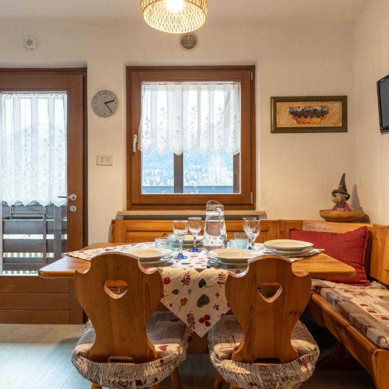 Trilo Ciasa de l'Ora - Apartment mit 2 Schlafzimmern und Balkon - 13