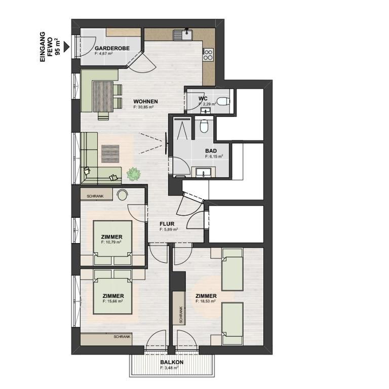 Steinhäusl - Appartement 3 Chambres - 26