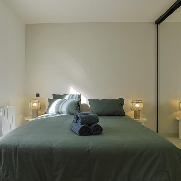 Superbe Appartement 1 chambre avec clim, terrasse et parking - Apartment mit 1 Schlafzimmer und Garten - 3