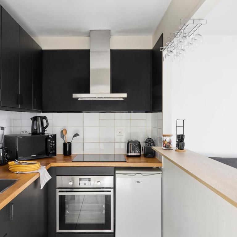 Appartement Les Voiles de Mazy, Rue Calme à Sens Unique - Apartment mit 1 Schlafzimmer, Balkon und Meerblick - 14