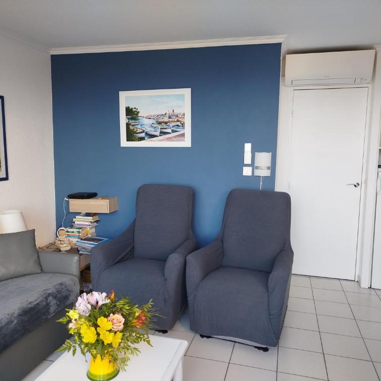 Cap Esterel appart 6 pers vue mer classé 3 etoiles - Apartment mit 2 Schlafzimmern - 30