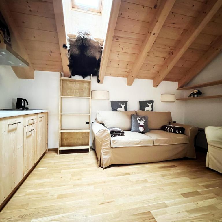 Lüch dl Mone y Chalets - Apartment mit 1 Schlafzimmer und Gartenblick - 3