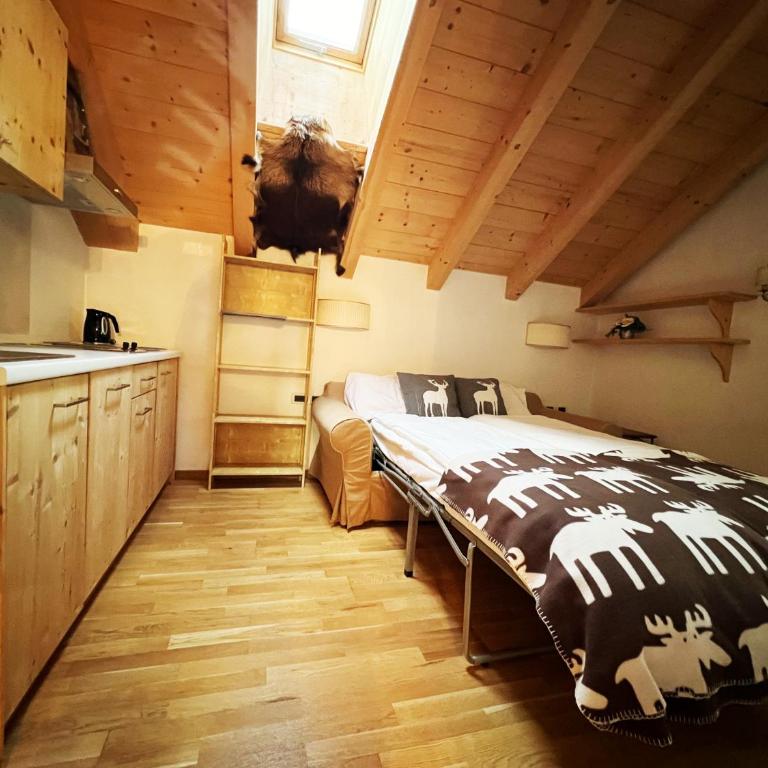 Lüch dl Mone y Chalets - Apartment mit 1 Schlafzimmer und Gartenblick - 4