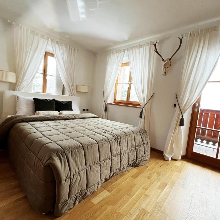 Lüch dl Mone y Chalets - Apartment mit 2 Schlafzimmern und Bergblick - 17