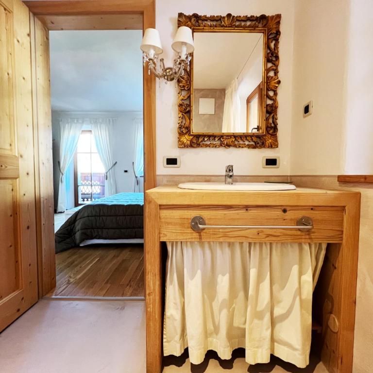 Lüch dl Mone y Chalets - Apartment mit 2 Schlafzimmern und Bergblick - 15