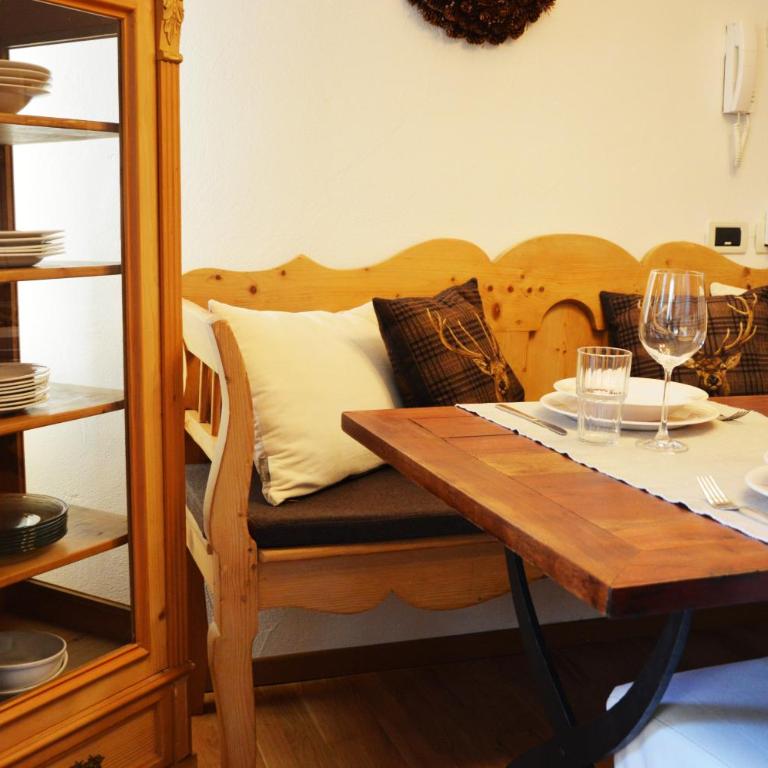 Lüch dl Mone y Chalets - Apartment mit 2 Schlafzimmern und Bergblick - 18