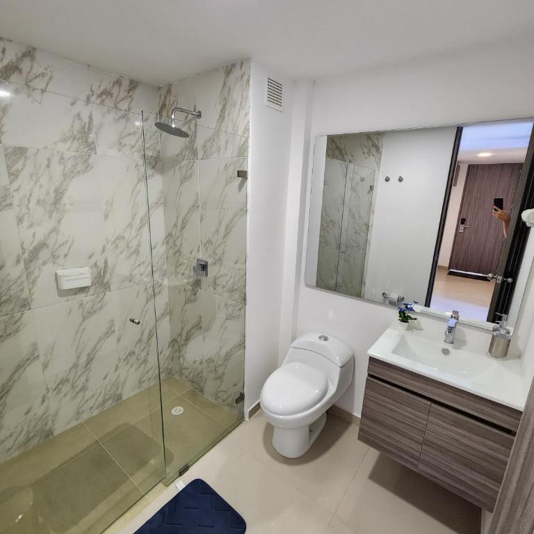 Increíble apartamento con vista panorámica al lago Sochagota - Apartamento de 3 dormitorios con balcón - 38