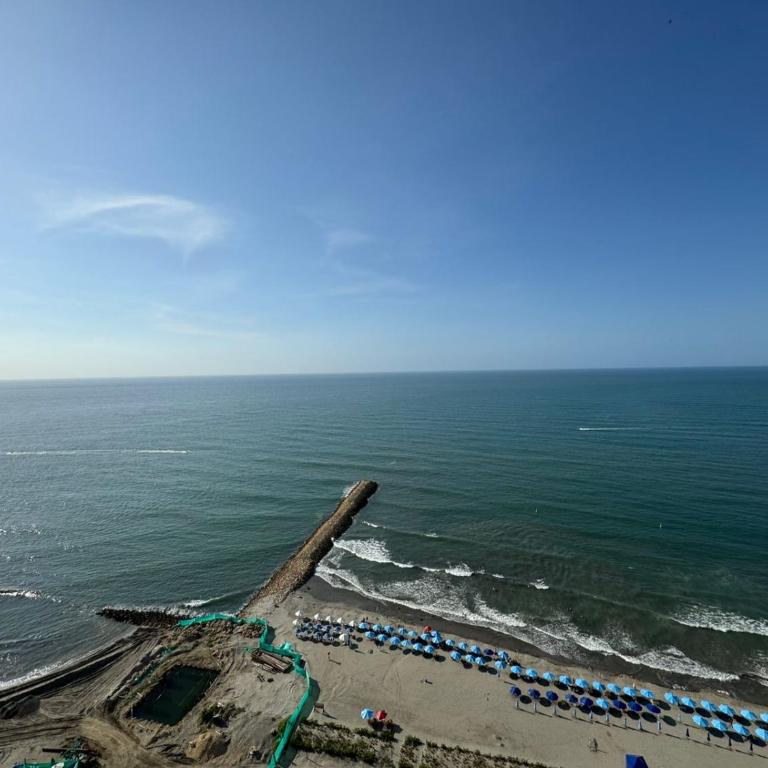 Apto Luxury cartagena 2401 Palmetto1 Frente al Mar - Apartamento de 2 dormitorios con balcón y vistas al mar - 13