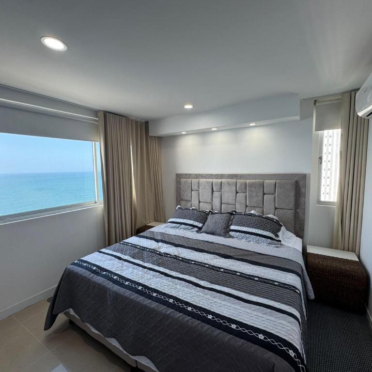 Apto Luxury cartagena 2401 Palmetto1 Frente al Mar - Apartamento de 2 dormitorios con balcón y vistas al mar - 7