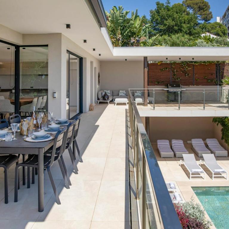 REF 2152 - Le Cannet - Sea view villa for rent - Villa - 8