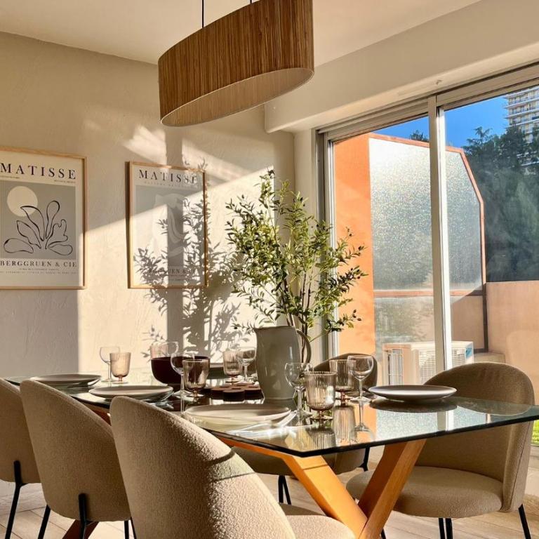 L Olivier - Vue mer - Clim - Piscine - Tennis - 6p - Apartment mit 3 Schlafzimmern - 2