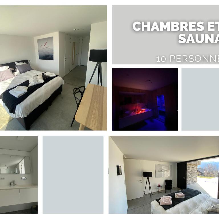 Élégant chalet contemporain - sauna - piscine -10p - Villa - 18