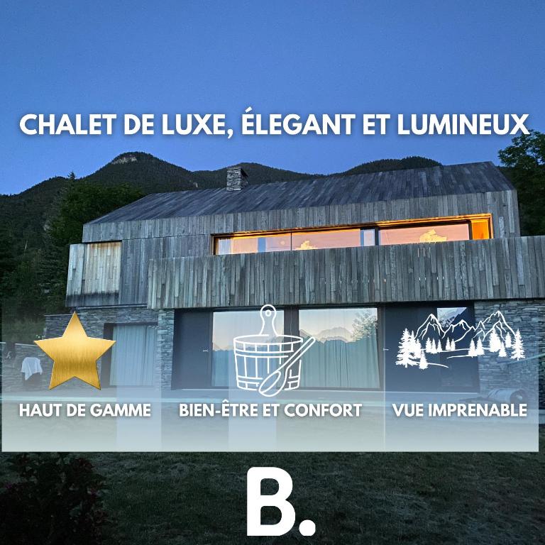 Élégant chalet contemporain - sauna - piscine -10p - Villa - 63