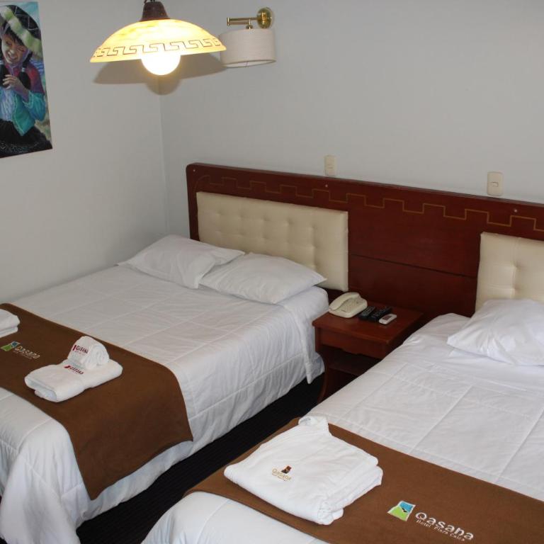 QASANA HOTEL Plaza Calca - Habitación Doble con balcón - 2 camas - 3