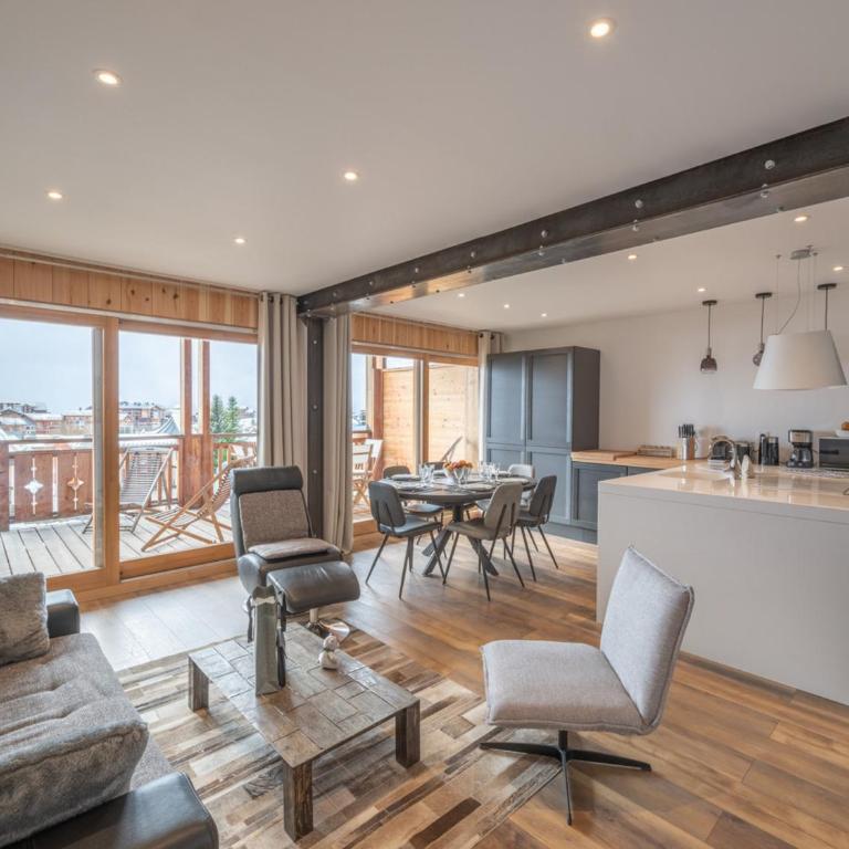 Appartement familial rénové, quartier Alpe d'Huez, orientation sud - Appartement 2 Chambres - 5