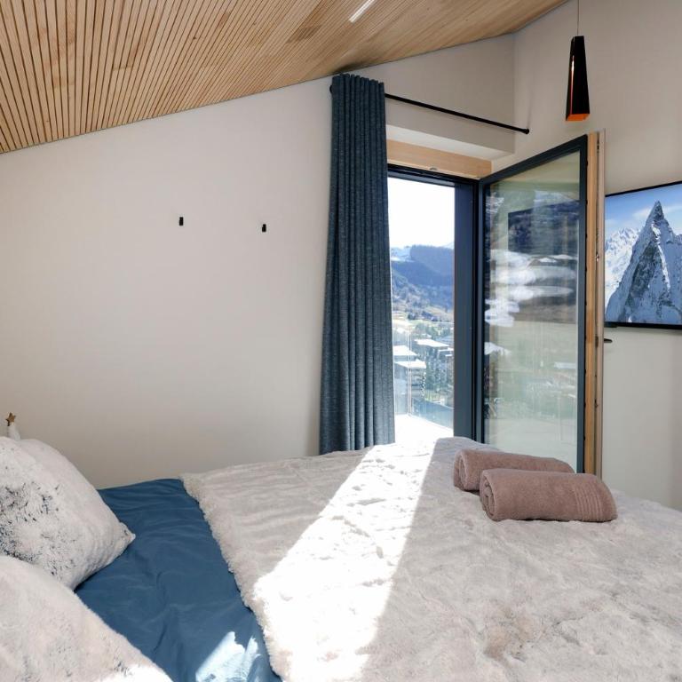Chalets Horizon Blanc - Vue exceptionnelle Loup Blanc -Sauna extérieur Ours des Glaces -5 étoiles - Superior Chalet - 44