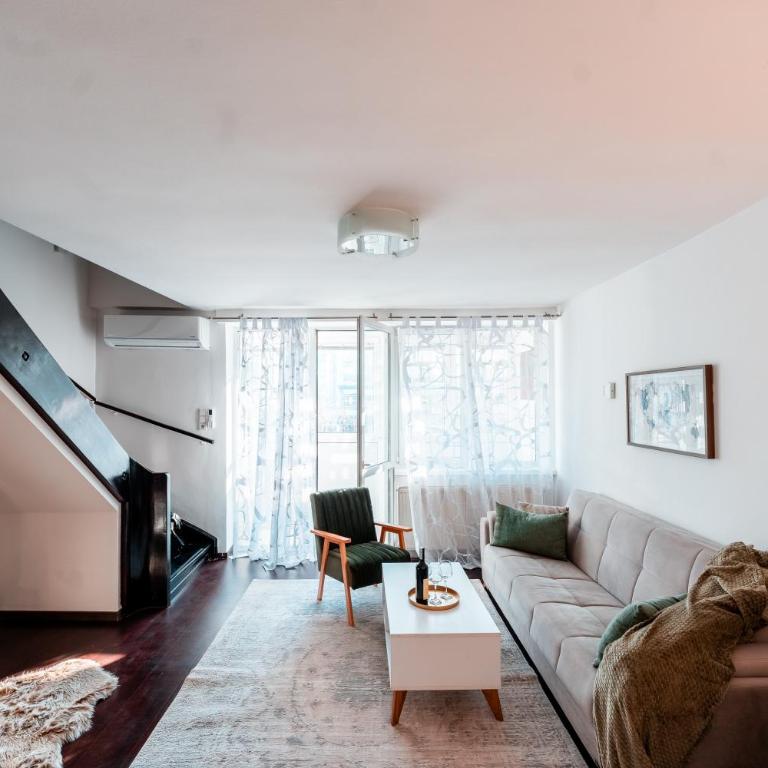 Maisonette Apartment in Heart of Sarajevo - Deluxe Two-Bedroom Apartment with Garden View - 12