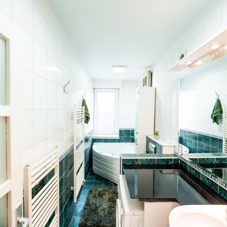 Maisonette Apartment in Heart of Sarajevo - Deluxe Two-Bedroom Apartment with Garden View - 9