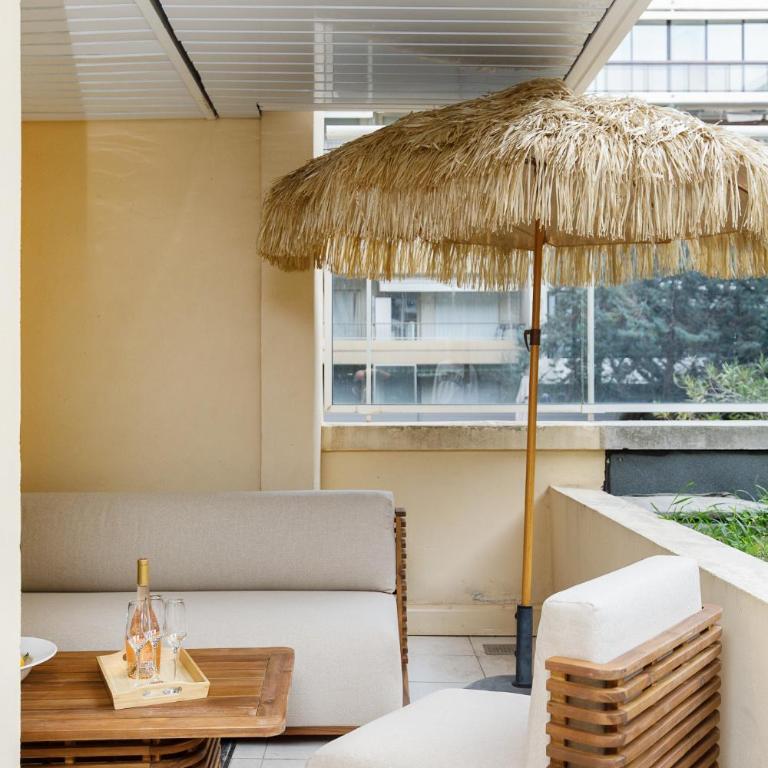 Côté Croisette LUXE - 2BdR 2 bthR 2 toilets -Terrace, AC, parking & lift - Apartment mit 2 Schlafzimmern und Terrasse - 17