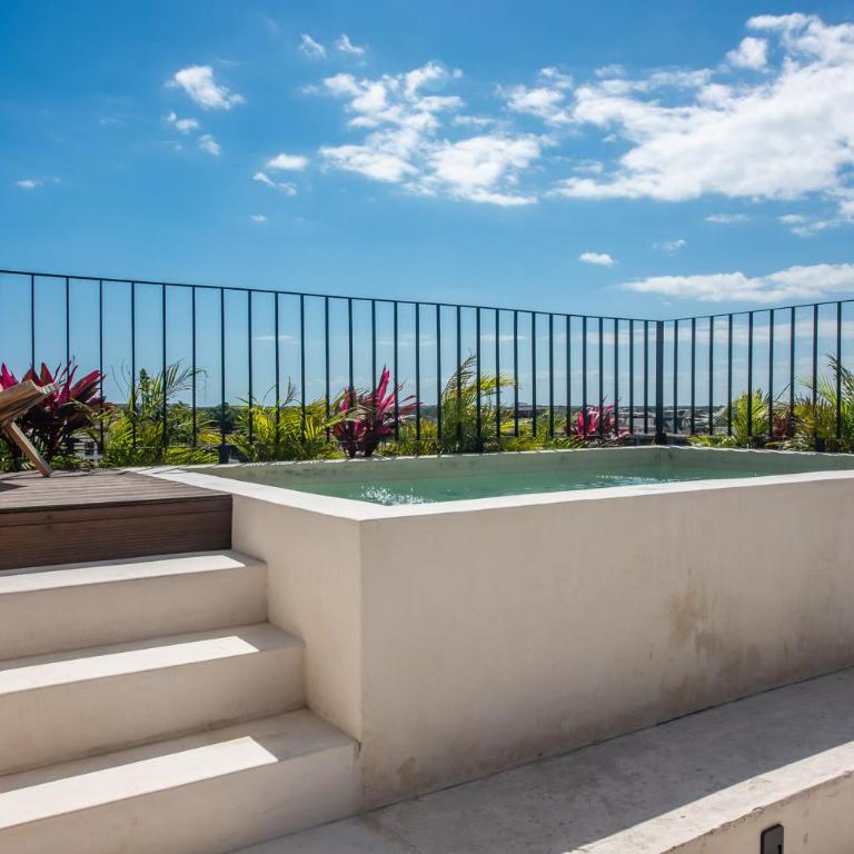 Bright 2BR Loft with Rooftop Pool in Best Tulum Downtown Location - Apartamento de 2 dormitorios - 26