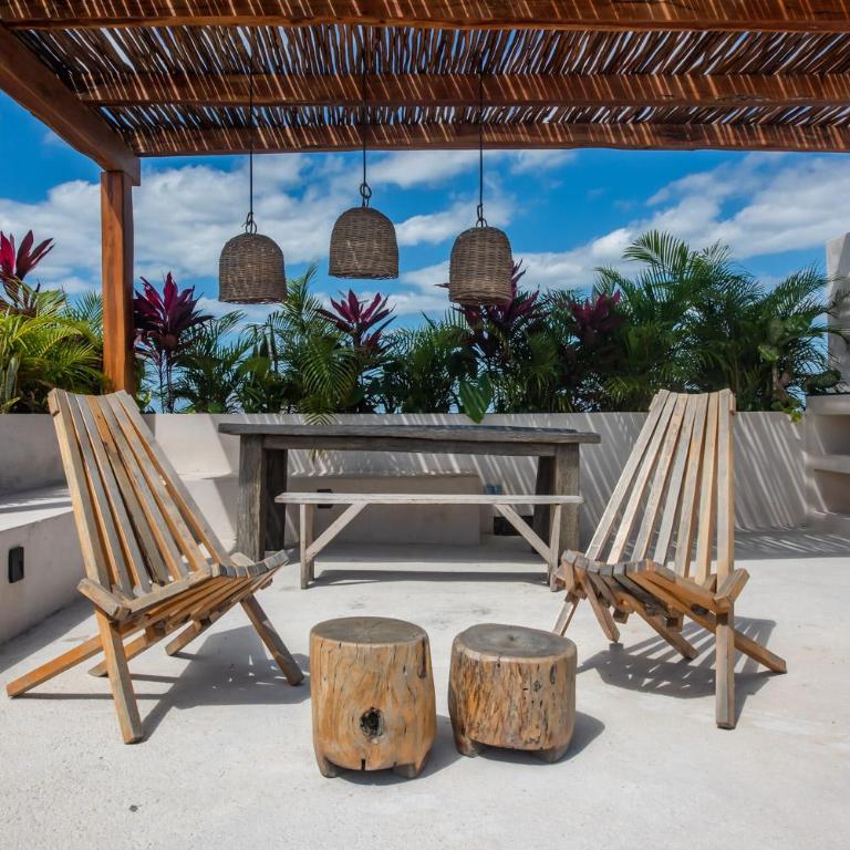Bright 2BR Loft with Rooftop Pool in Best Tulum Downtown Location - Apartamento de 2 dormitorios - 2