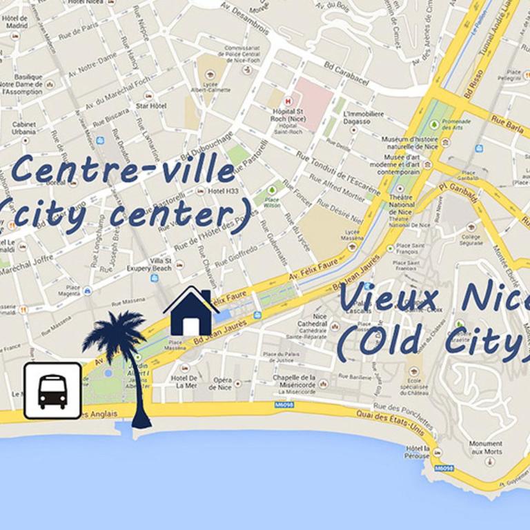 "Le Gioffredo" by EnjoyNice, beach at 2 min, airco, central - Studio - 11